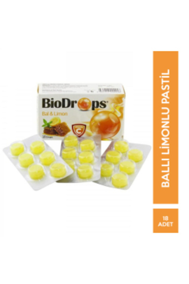 Honey Lemon Vitamin C Lozenge 18 Pieces (1 PIECE) - 1