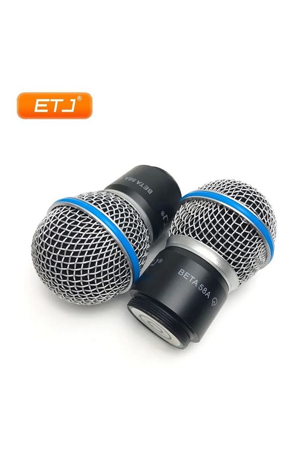 Shure Kablosuz BETA58 BETA58A PGX4 SLX4 modellere Uyumlu Yedek Mikrofon Kafası - 1