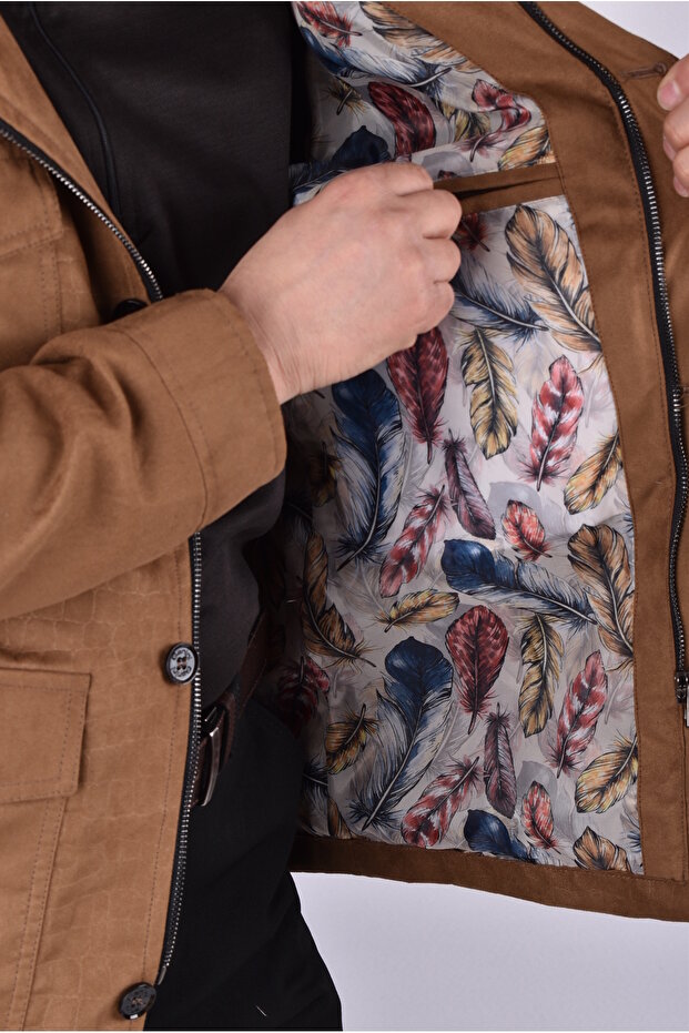 ADV-24 SÜET SAFARİ MONT - 6