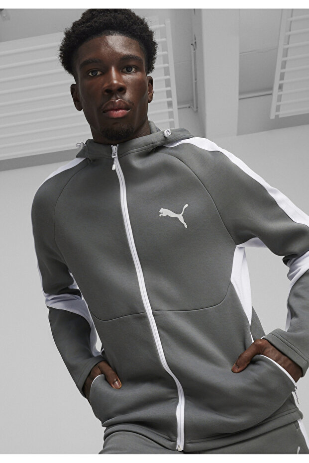 EVOSTRIPE Kapşonlu Ceket - 1