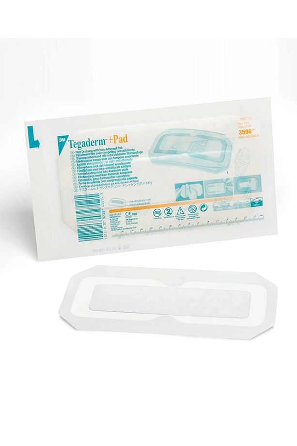 Tegaderm+Pad Şeffaf Yara Örtüsü 9cm x 20 cm 3590 1 Adet ( 1 ADET ) - 1