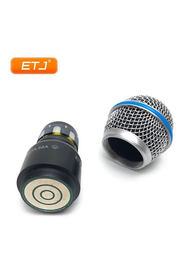 Shure Kablosuz BETA58 BETA58A PGX4 SLX4 modellere Uyumlu Yedek Mikrofon Kafası - 3