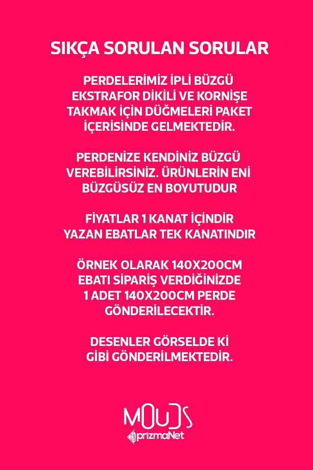 Wave Fuchsia Desenli Süet Oturma Odası Salon Fon Perde Ekstrafor Büzgü TEK KANAT PRD-1097 - 3