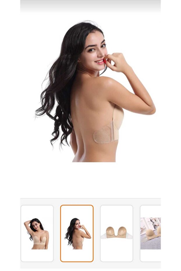 Invisible Push Up Ghost Strapless Bra - 2