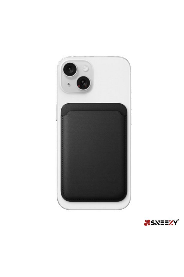 İphone 15-15 Plus-15 Pro-15 Pro max Uyumlu Birinci Sınıf Magsafe Cüzdan Magsafe Deri Kartlık - 4