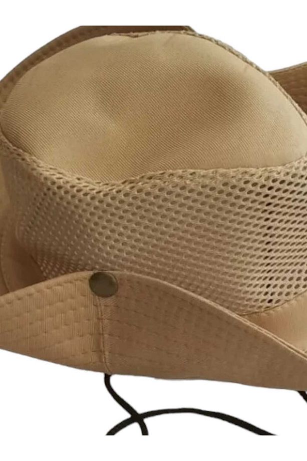 Unisex Kalıbı Bozulmayan Fileli Safari Şapka - 3