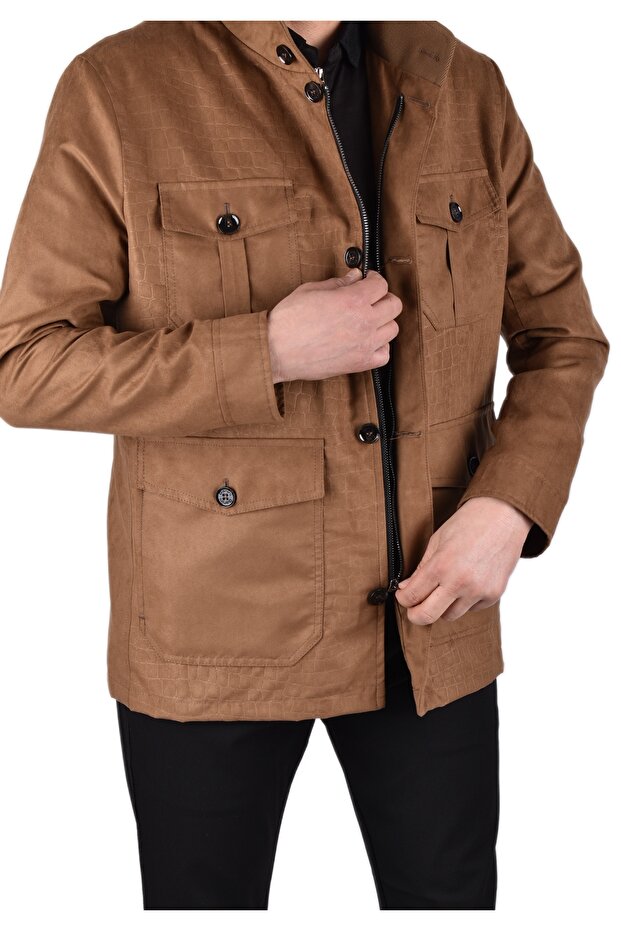 ADV-24 SÜET SAFARİ MONT - 4