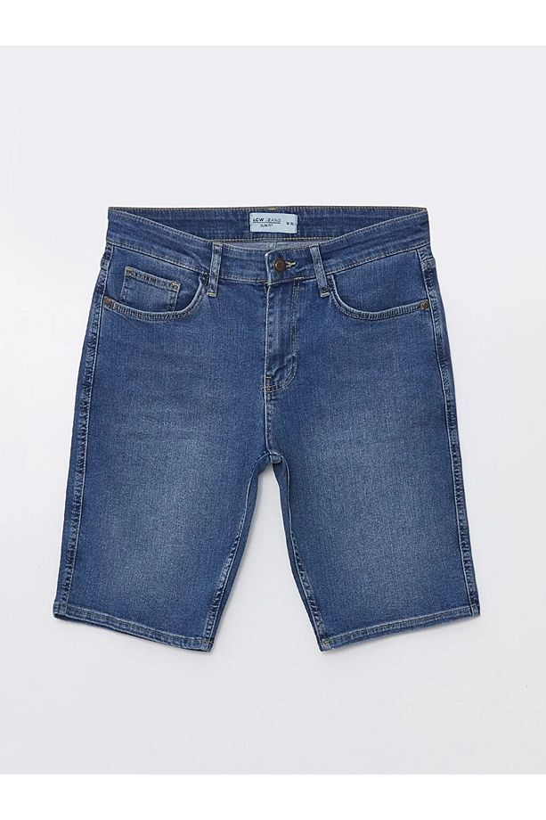 LCW Jeans Slim Fit Erkek Jean Şort - 5