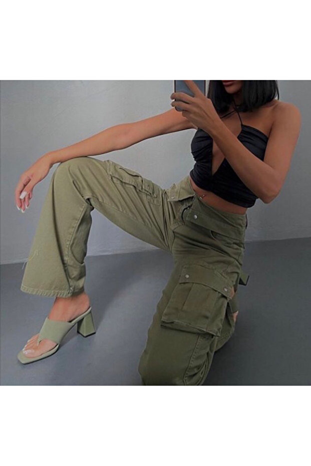 Khaki Cargo Pants