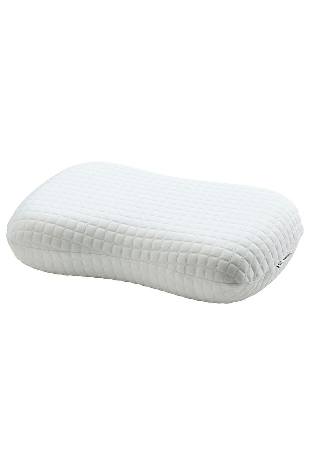 Ergonomic Pillow, White, 35X50 Cm, for Side/Back Sleepers