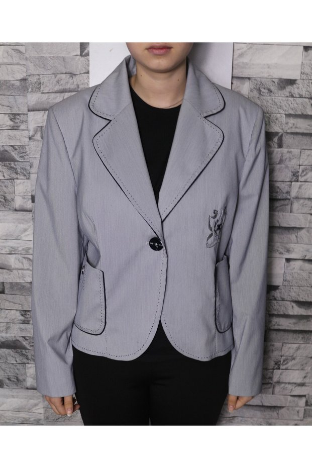 Gray Single Jacket