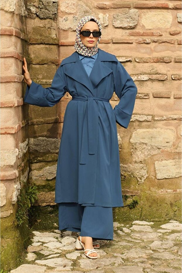 Double Silk Jacket Set - 1