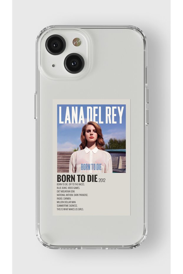 iPhone 13 Compatible Lana Del Rey Minimalist Poster Design Printed Transparent Case