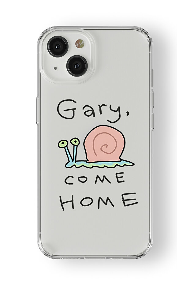 حافظة شفافة مطبوعة بتصميم غاري متوافقة مع هاتف iPhone 13 - 1