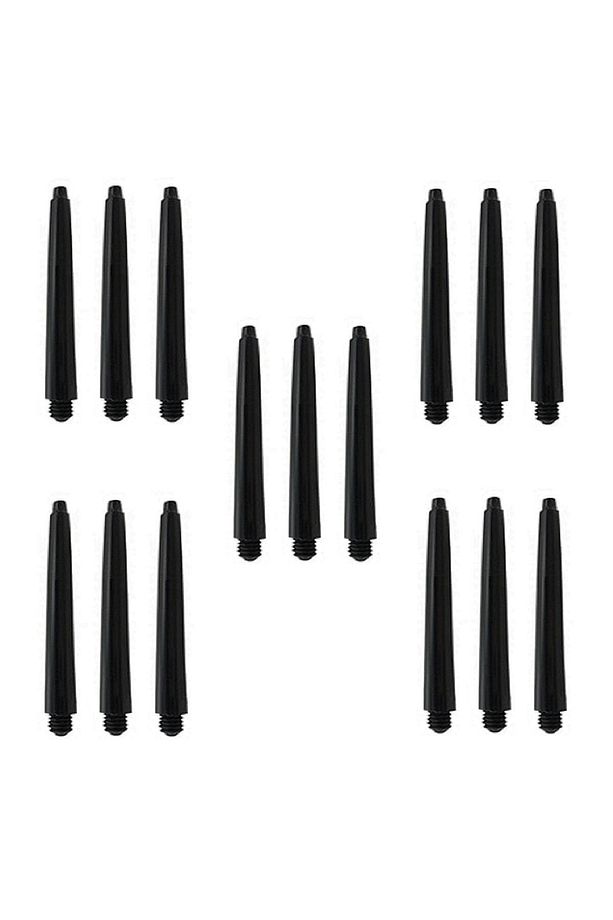 5 Set (15 ADET) 41mm Nylon Dart Şaft-shaft. Siyah - 1