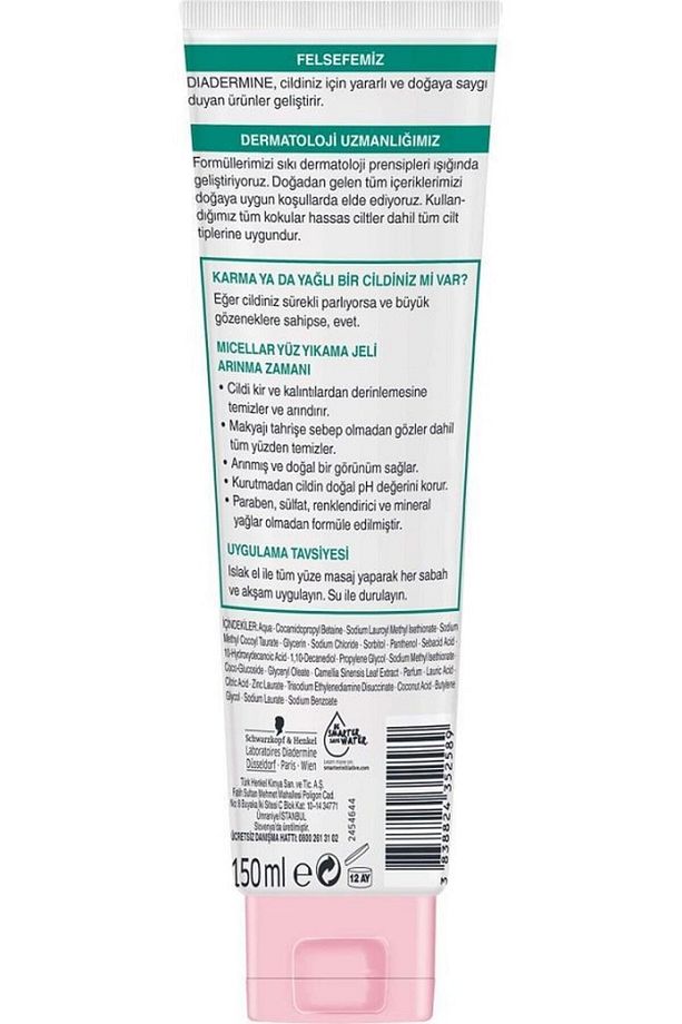 Micellar Yüz Yıkama Jeli Arınma Zamanı 150 ml X 2 Adet - 4