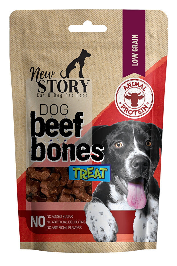 Sığır Etli 3x80gr Yumuşacık Kemik Köpek Ödül Maması  Küçük Irk Kravat 10x4cm Kırmızı - 2