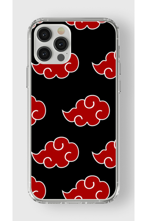 iPhone 12 Pro Compatible Akatsuki Design Printed Transparent Case