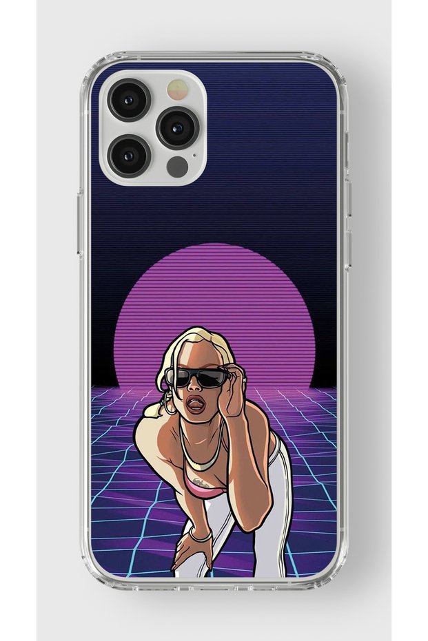 حافظة شفافة مطبوعة بتصميم نائب المدينة متوافقة مع هاتف Iphone 15 Pro Max