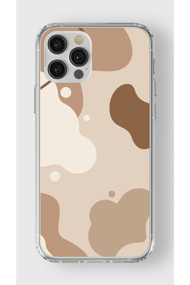 حافظة شفافة مطبوعة بتصميم فني متوافق مع هاتف Iphone 13 Pro Max