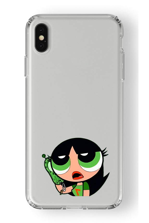حافظة شفافة مطبوعة بتصميم الحوذان متوافقة مع هاتف Iphone X وXs