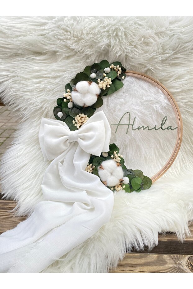 Bebek Kapı Süsü Okaliptus Detaylı - 1