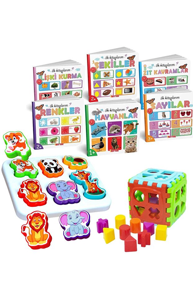Educational My First Books Set of 6 Cheerful Friends Bultak Development Set