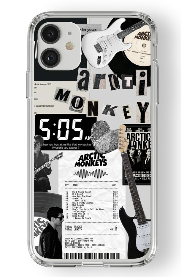 حافظة شفافة مطبوعة بتصميم قرد القطب الشمالي متوافقة مع هاتف آيفون 11 - 1