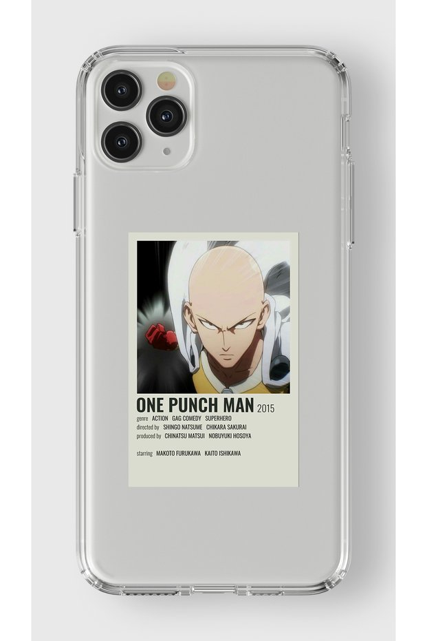 حافظة شفافة مطبوعة بتصميم ملصق بسيط متوافق مع هاتف Iphone 11 Pro Max