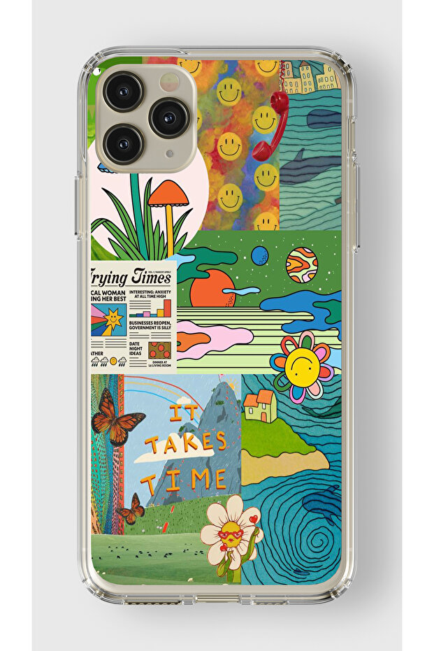 iPhone 11 Pro Max Compatible It Takes Time Design Printed Transparent Case - 1