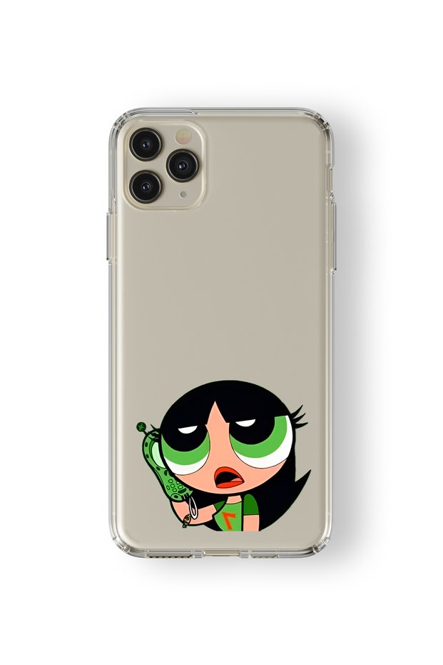 حافظة شفافة مطبوعة بتصميم باتركاب متوافقة مع هاتف iPhone 11 Pro Max