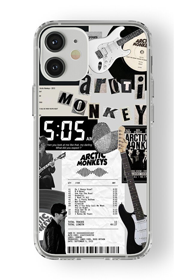 حافظة شفافة مطبوعة بتصميم قرد القطب الشمالي متوافقة مع هاتف Iphone 12 Mini - 1