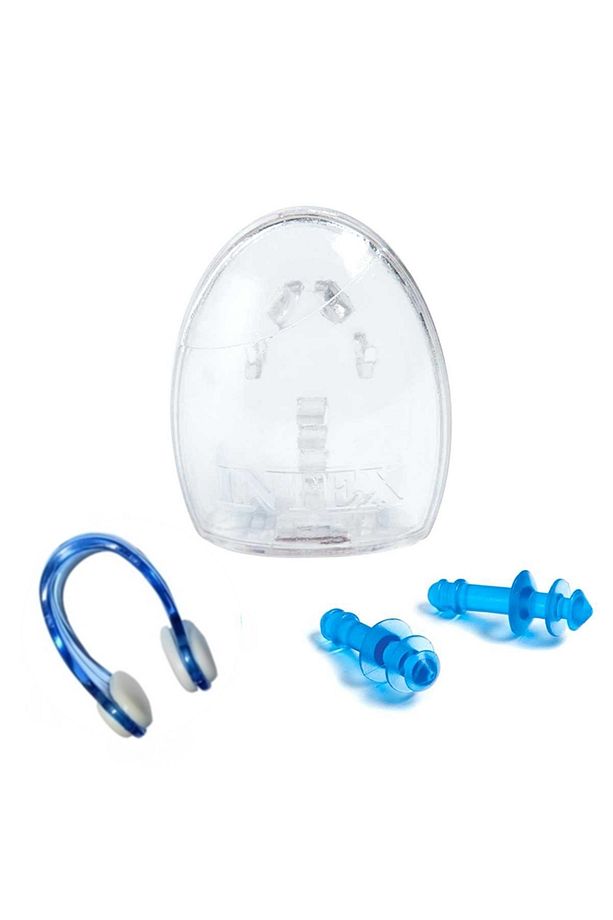 2'li Kulak Tıkacı Ve Burun Klipsi Seti -kulak Burun Tıkacı Silikon-aqua Flow Ear Plug And Nose Clips - 2