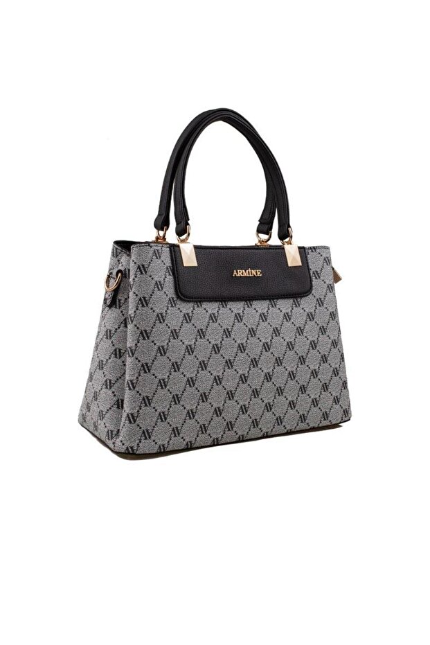 206 حقيبة رمادية منقط - 3