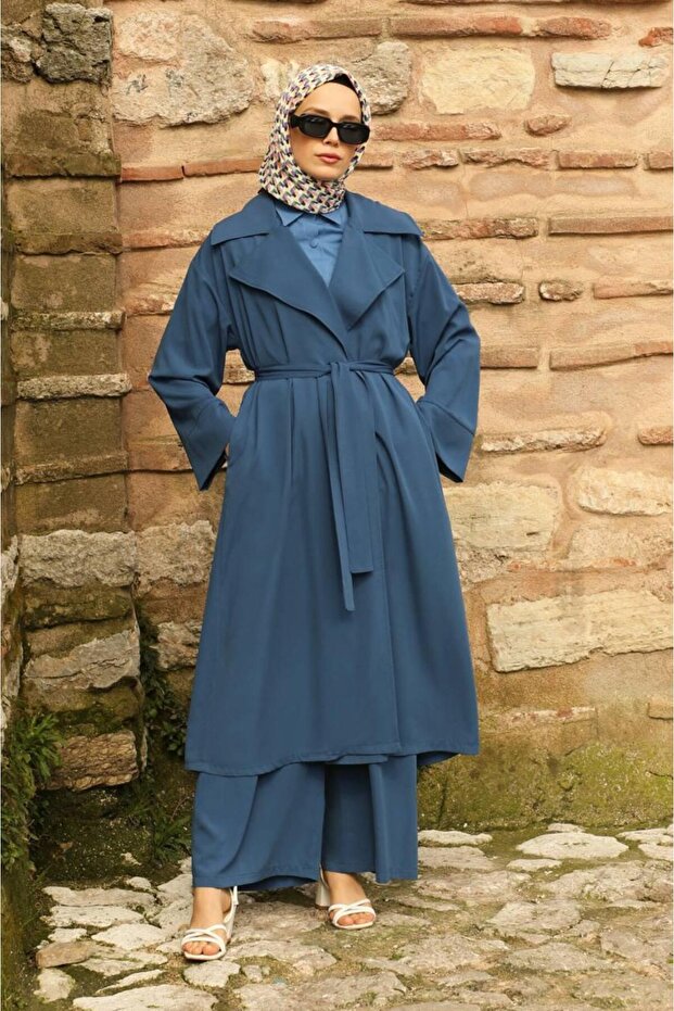 Double Silk Jacket Set - 2