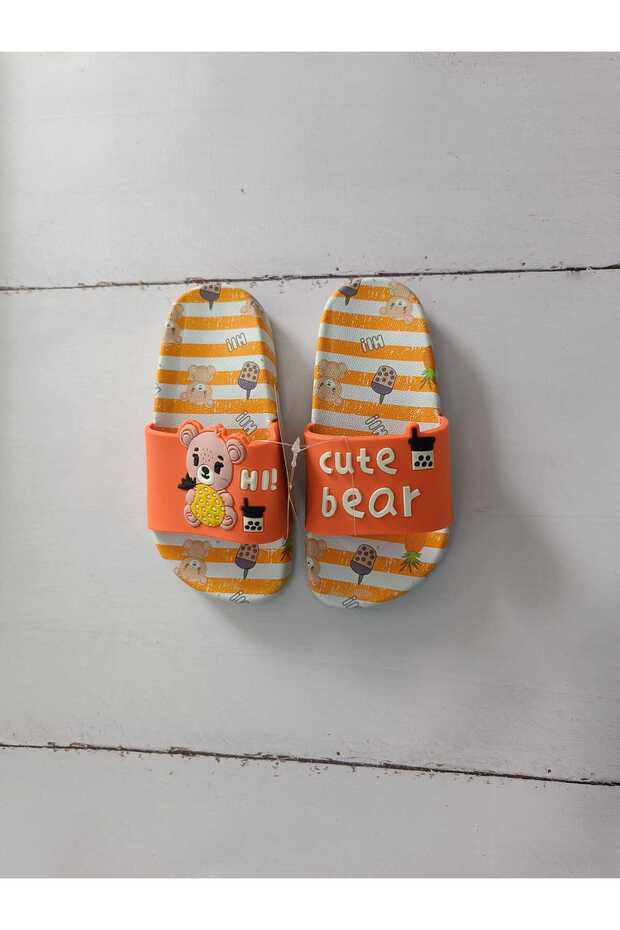 Girl's Teddy Bear Pattern Non-Slip Pool Sea Bathroom Wet Floor and Daily Slippers