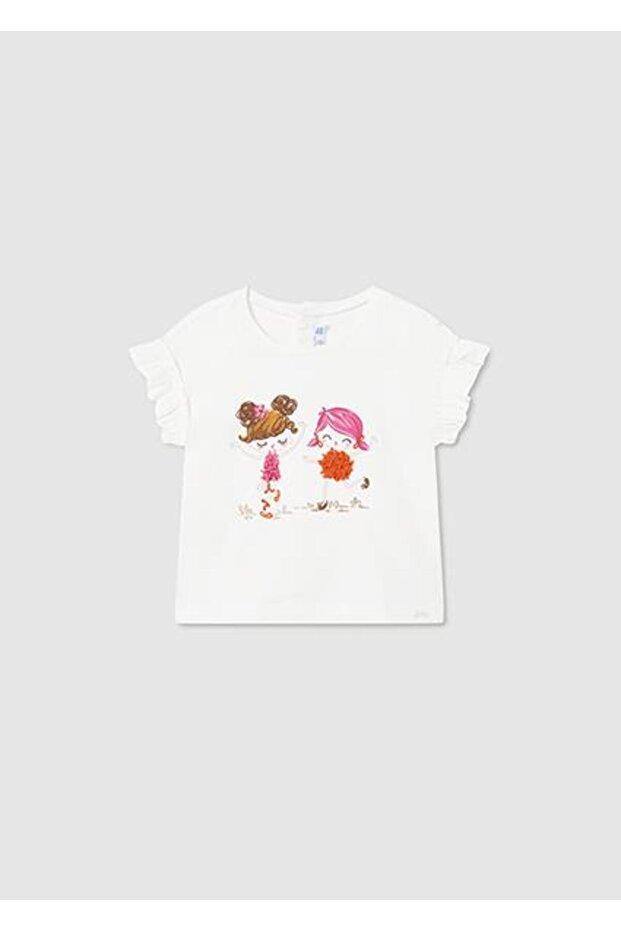 Baby Girl Cream T-shirt 01010-013