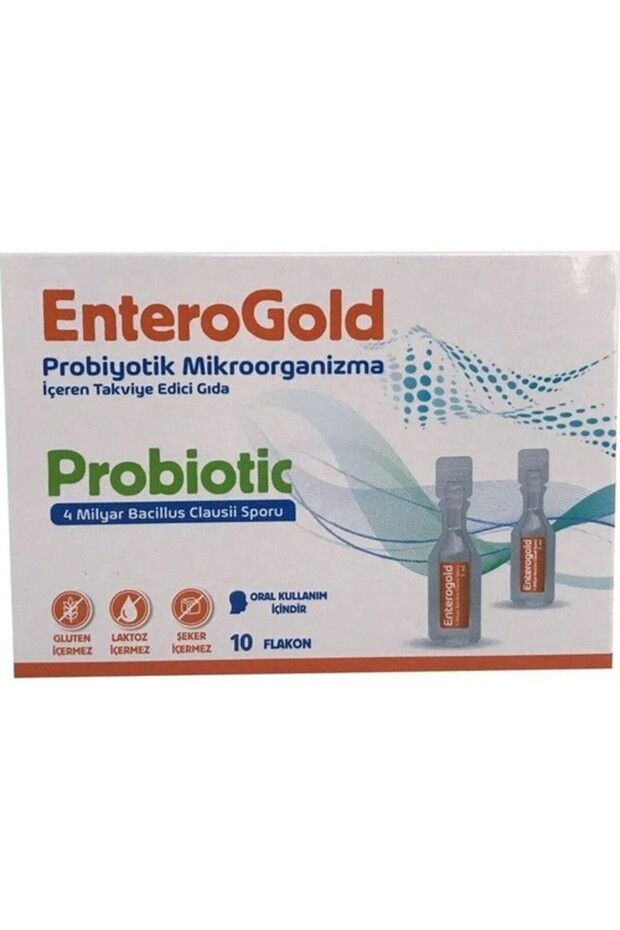Enterogold adult probiotic 4 billion 10 vials