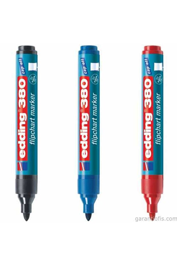 FLIPCHART KALEMİ E-380 SİYAH - 2