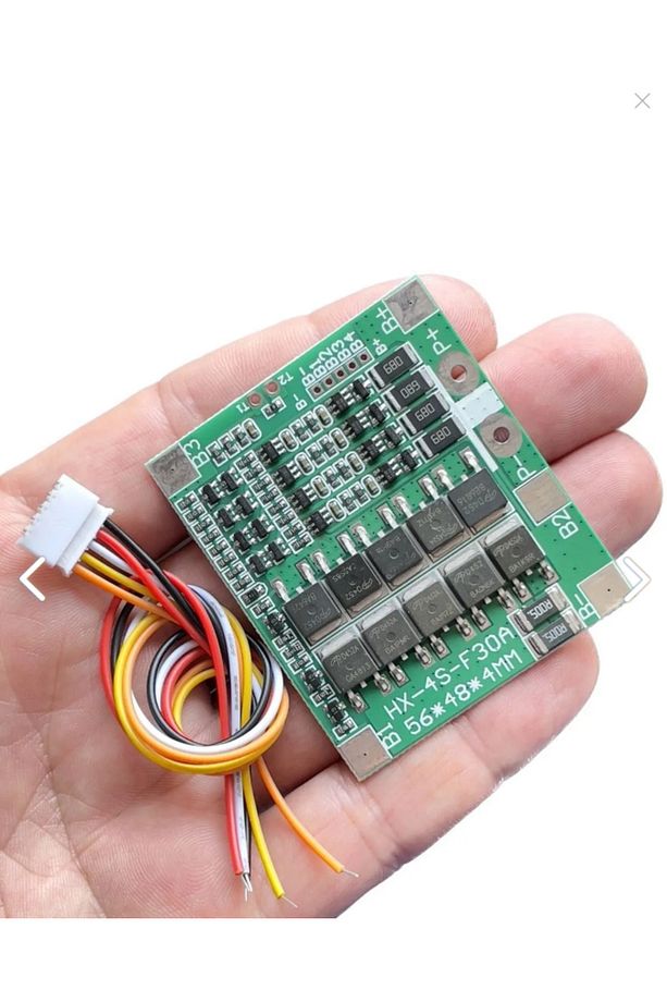 4s 30a Bms Li-ion Lityum Pil 18650 Batarya Şarj Kontrol Devresi - 1