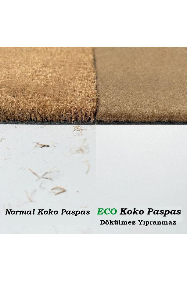Koko Paspas  Sentetik İç Ve Dış Kapı Önü Paspası  Eco  10 mm Dökülmez Paspas - 3
