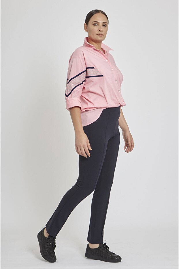 Çizgi Detaylı Tunik - 4