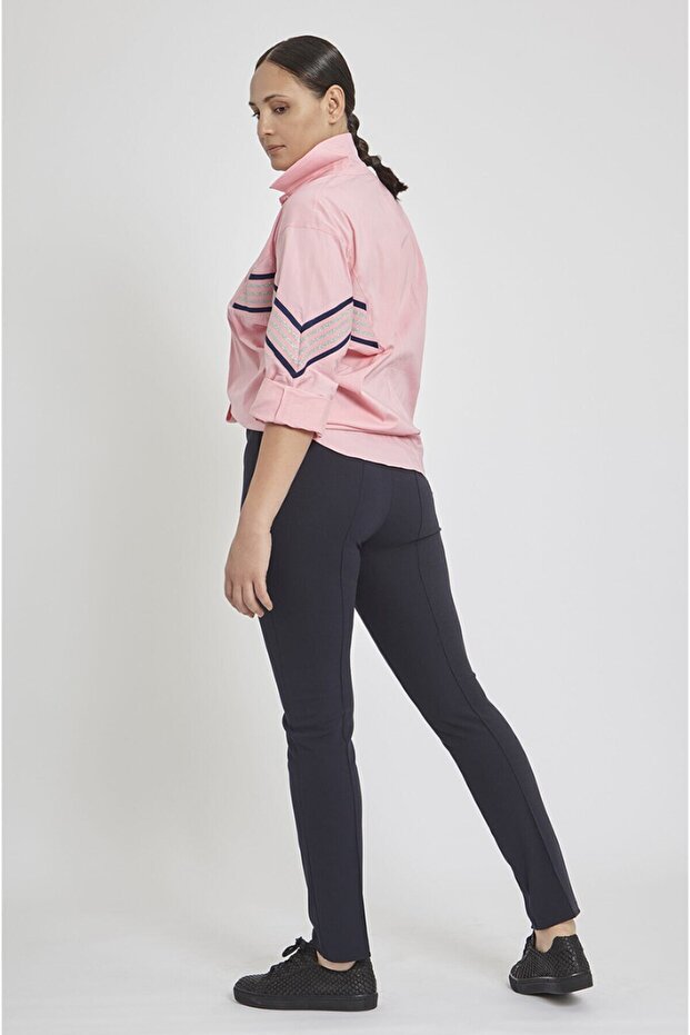 Çizgi Detaylı Tunik - 5