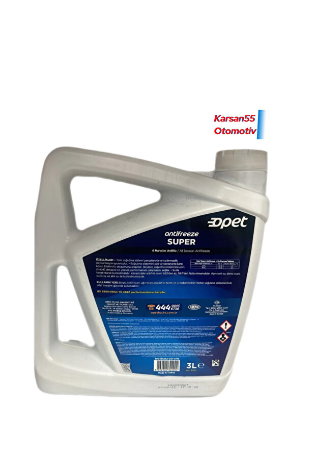 SÜPER ANTİFİRİZ MAVİ 3LT - 2