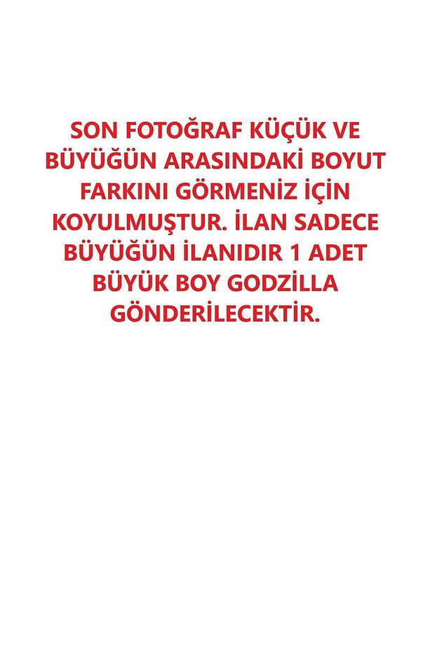 Godzilla 68 Cm Dev Boy Sesli Soft Dinozor Aksiyon Figürü Dinazor - 4
