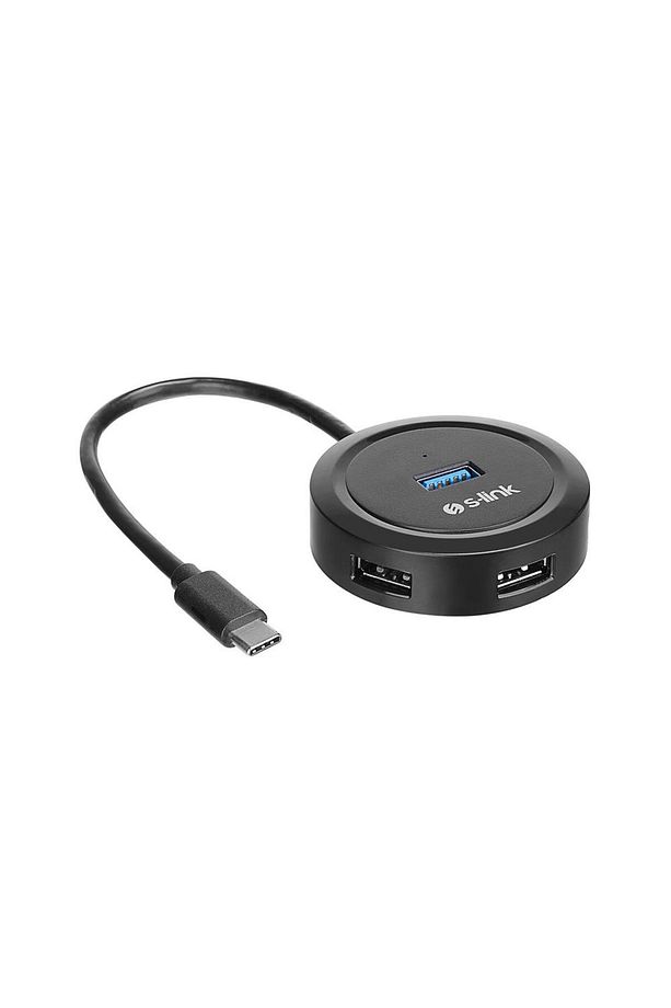 Swapp SW-U340 4 Port Usb 3.0 Gri Type-C Hub - 1