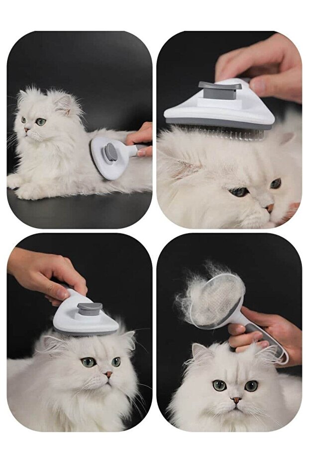 Cat Lint Mohair Collecting Machine Automatic Pet Lint Collecting Comb Pet Brush with Key Comb - 8