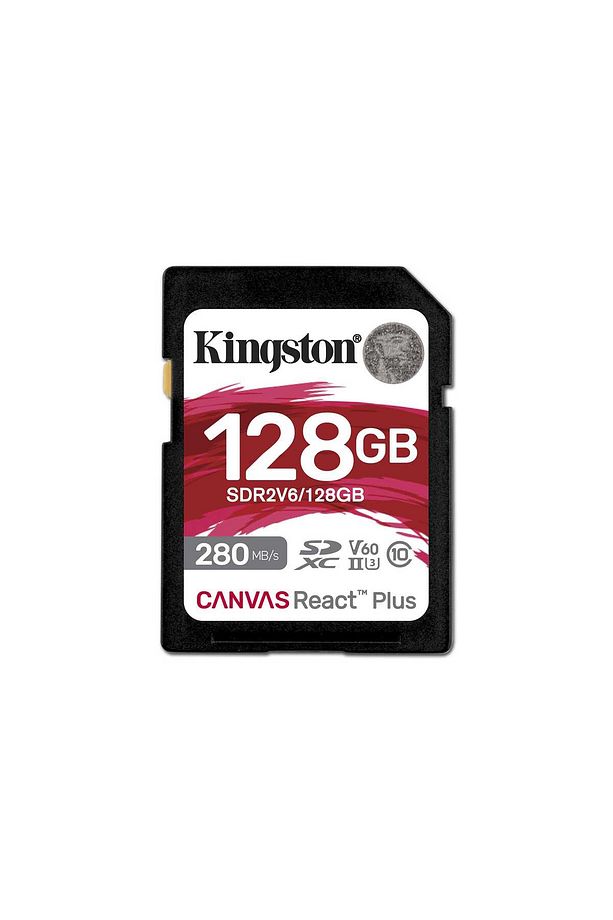Canvas React Plus 128GB SD V60 UHS-II  Hafıza Kartı 280MB/s Okuma, 100MB/s'ye varan Yazma - 1