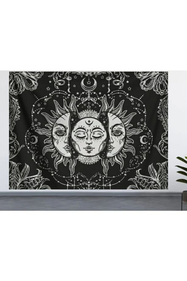 Güneş Ve Ay Duvar Örtüsü (70x90) Duvar Halısı - 1