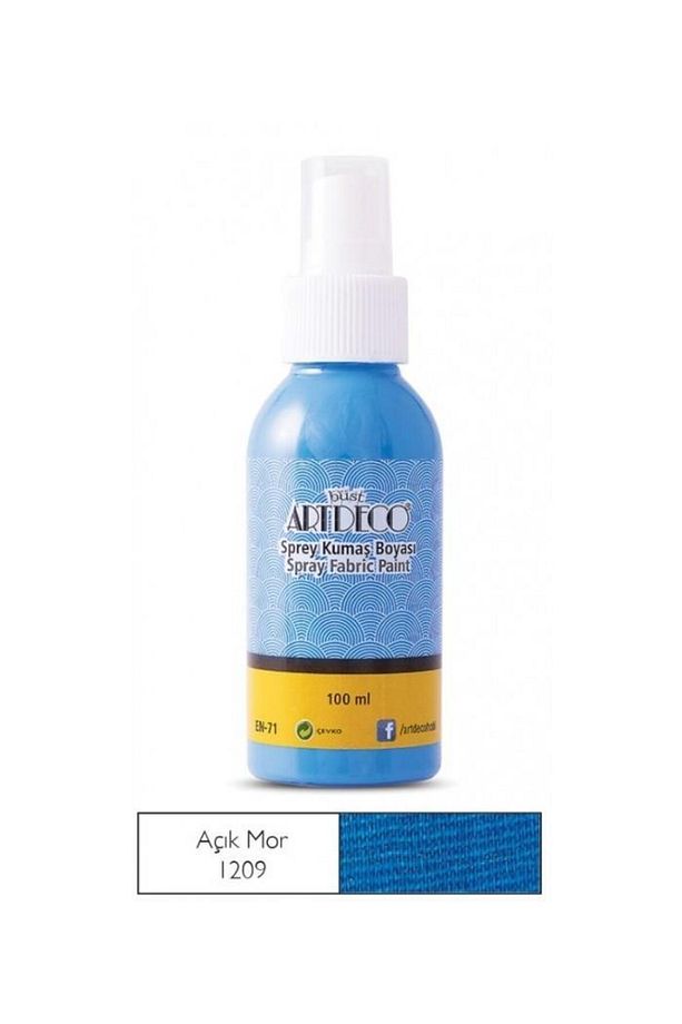 Sprey Kumaş Boyası 100ml Açık Mavi 1209 - 1